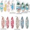 Retro Wooden Beach Surfboard Signs Colorful Surfboard Sign Pendant  Bedroom Home Decorations