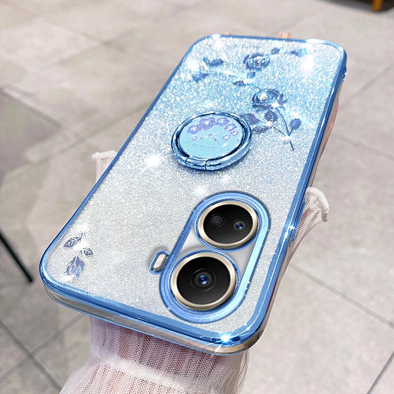 KADEM For Huawei Nova 10 SE 4G Case Gradient TPU Kickstand Phone Protective Cover