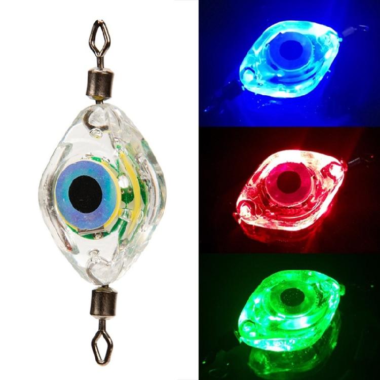 LED Underwater Fishing Light Small Fishes Eye LED Fishing Light Attractants Lures for Night Fishing Freshwater Saltwater