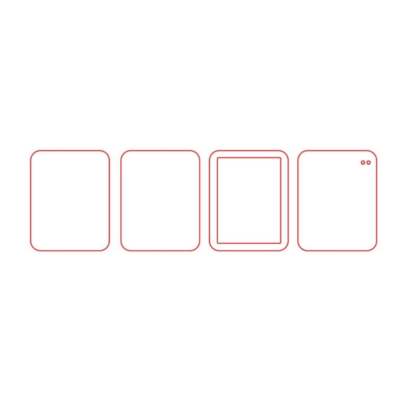 4 Pieces Acrylic Quicksand Plates Quicksand Empty Plates DIY Shake Empty Plate Acrylic Material for DIY Quicksand Crafts