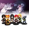 6pcs Cartoon Naruto Character Pvc Toy Model Decoration Child Christmas Gift