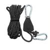 Metal Tent Pulley Adjuster Reflective Guy Line 4mm Thick Outdoor Camping Equipment