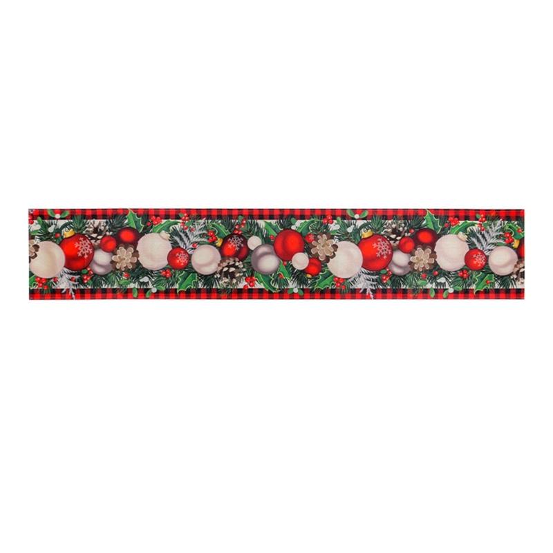 

Christmas Decoration Christmas Table Runner Santa Tablecloth Placemat Home Decor for Christmas Dining Table Decor