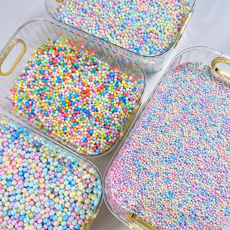 Stelline Cadenti Colorate in Gommapiuma per Macaron - Palline Decorative Rotonde Piccole