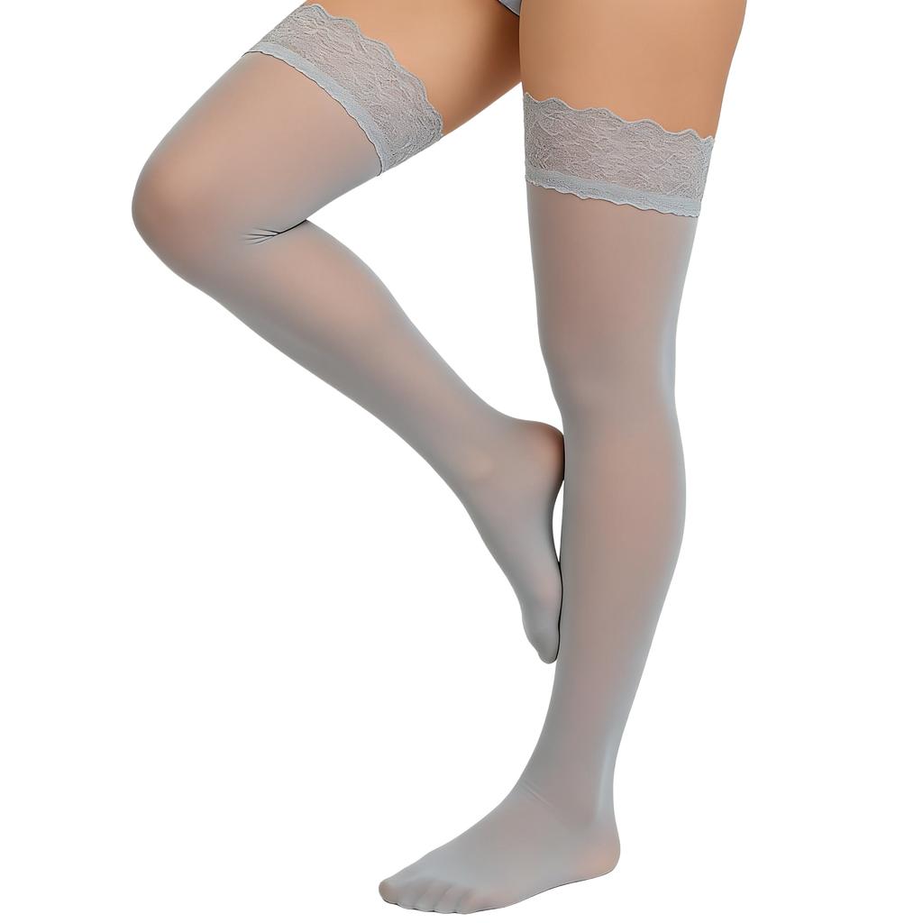 Women Stockings 2026 New Plus Size Women's Thigh High Non-slip Lace
