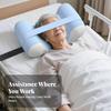 U-Shaped Orthopedic Support Pillow Supportive for Chair Lounging, Reading In Bed