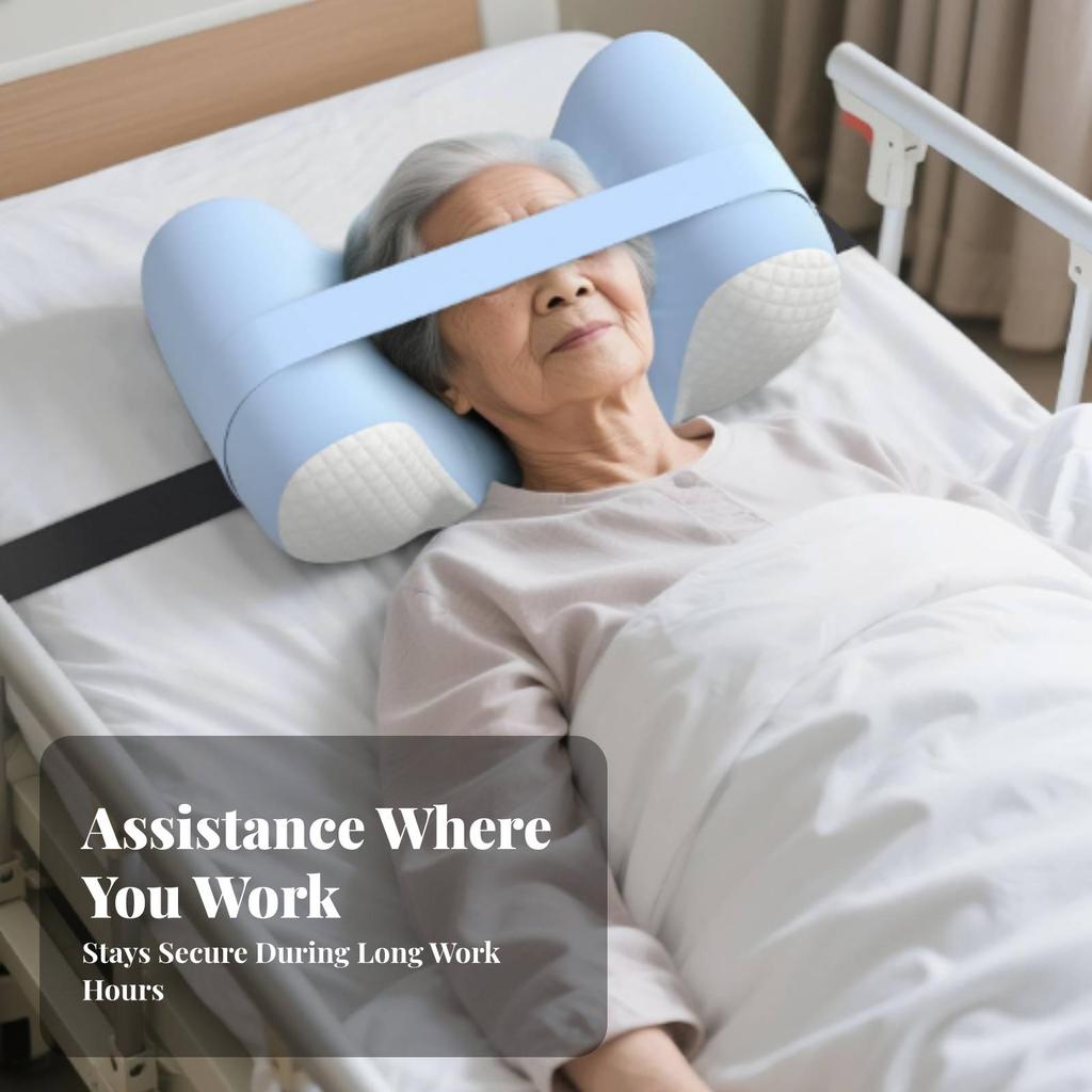 U-Shaped Orthopedic Support Pillow Supportive for Chair Lounging, Reading In Bed