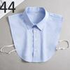 Oxford Textile Cotton Fake Collar for Men Unisex Versatile Spring Summer Fashion Business Collar Inside Office Work Fake Shirt