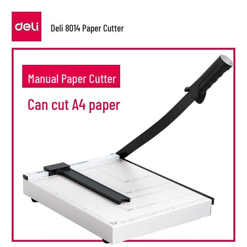 Deli Manual Steel Paper Cutter CN plug (adapter included)