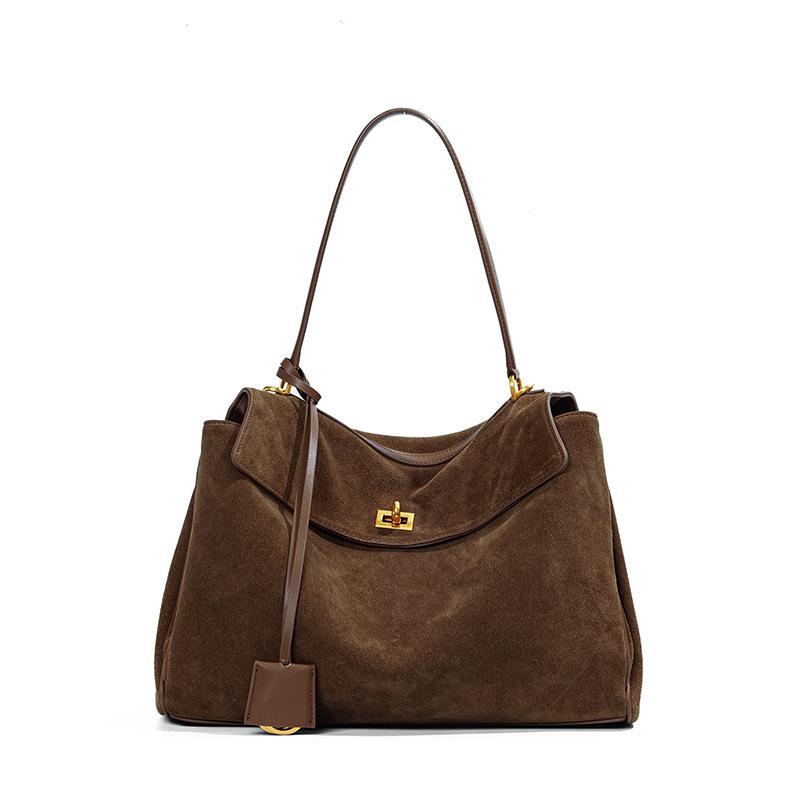 Hot-selling Leather Women's Bags, Crossbody Shoulder Bags, Underarm Portable High-end Large-capacity Women's Tote Bags