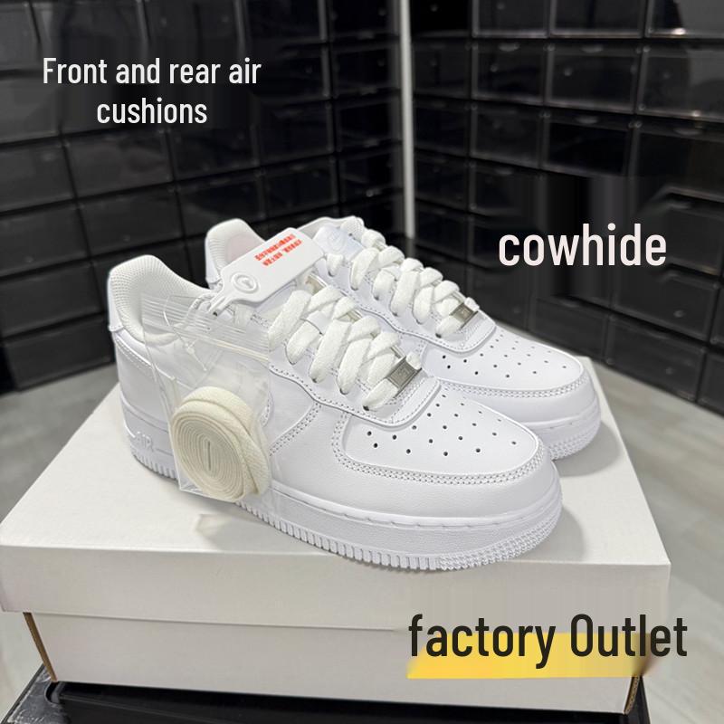 MLB Retro Varsity Dicke Sohle Höhensteigerung Skate-Schuhe für Herren & Damen - Weiß