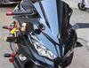 Motorcycle Decoration Sticker Winglet Aerodynamic Spoiler Wing Kit W/ Adhesive