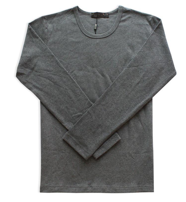 Men's Medium Thickness Lycra Cotton Slim Fit Long Sleeve Base Layer Shirt