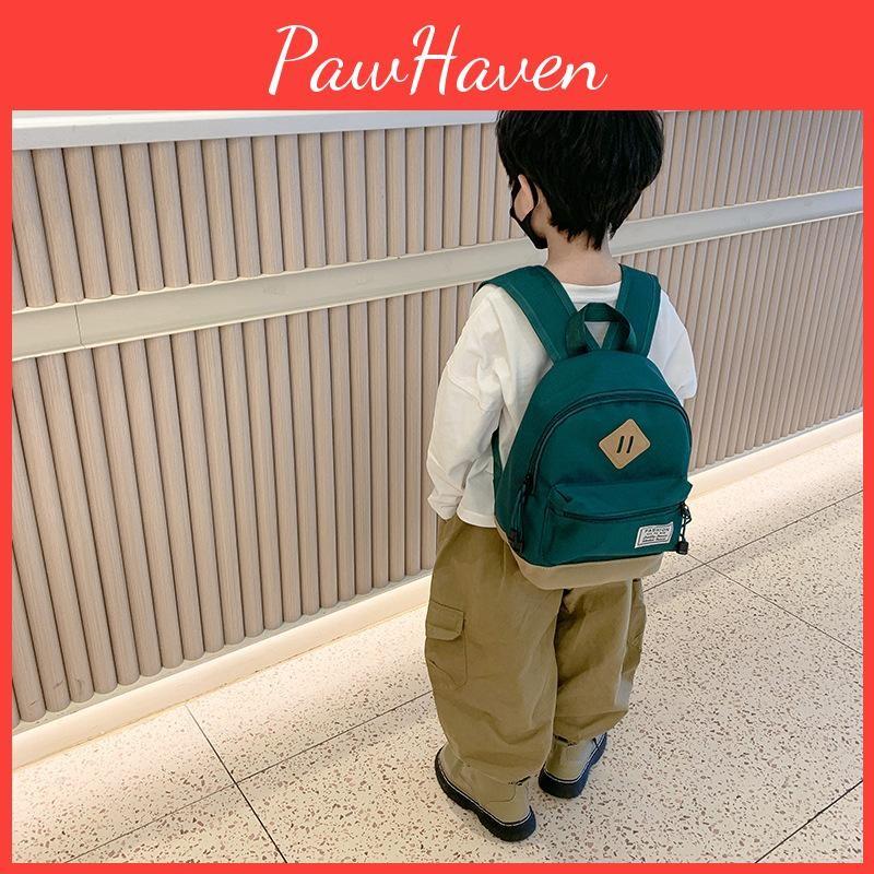 Backpack Canvas Unisex For Preschool Outings Schoolbag Fashion Gift Lightweight