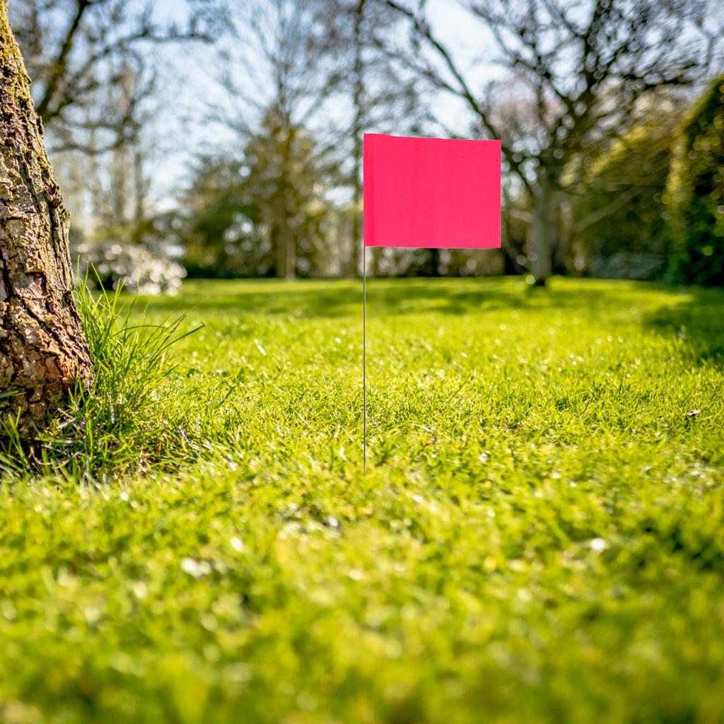 50 Stück Rasenmarkierungsfahnen Outdoor Garten Hof Fahnen Für Kleinen Garten Bewässerung Landmarkierungen Wiederverwendbar Sichtbar Langlebig