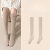 Women's High Socks, Thickened and Warm Thigh Knee Pads for Autumn and Winter. Half-length Socks That Reach The Knees In Winter