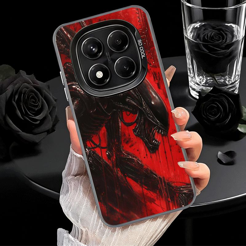 Cool A-Alien X-Xenomorph Soft Phone Case for Xiaomi Redmi Note 13 14 15 Pro Plus 12S 12 11S 11 11T 10S 10 Shockproof Cover Back