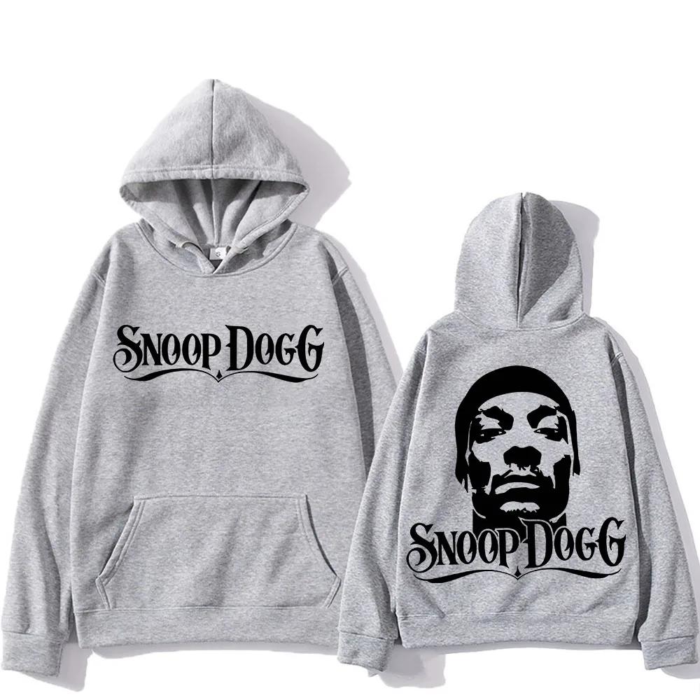 Snoop Dogg Hoodie Back Printing Hooded Grunge Comfortable Sweatshirt Hip Hop Oversized Y2k Clothes Fleece Gothic Pullovers