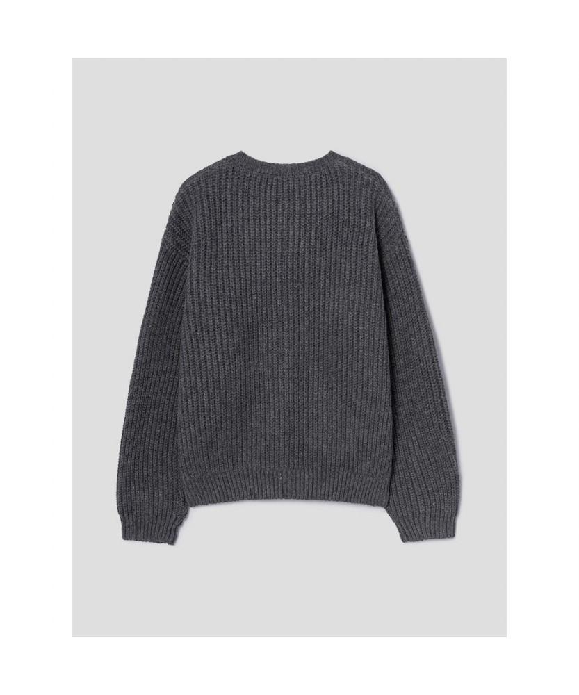 8seconds Bulky Round Cardigan Ash