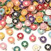 10pcs/lot Alloy Star Charms Color Drop Oil Charm Bead for Jewelry Making DIY Necklace Pendant Earrings Handmade Accessories