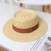 Straw Straw Hat Seaside Hat Flat Top Top Hat Female Summer Travel Beach Sun Hat Sun Protection Hat Female Shade Summer