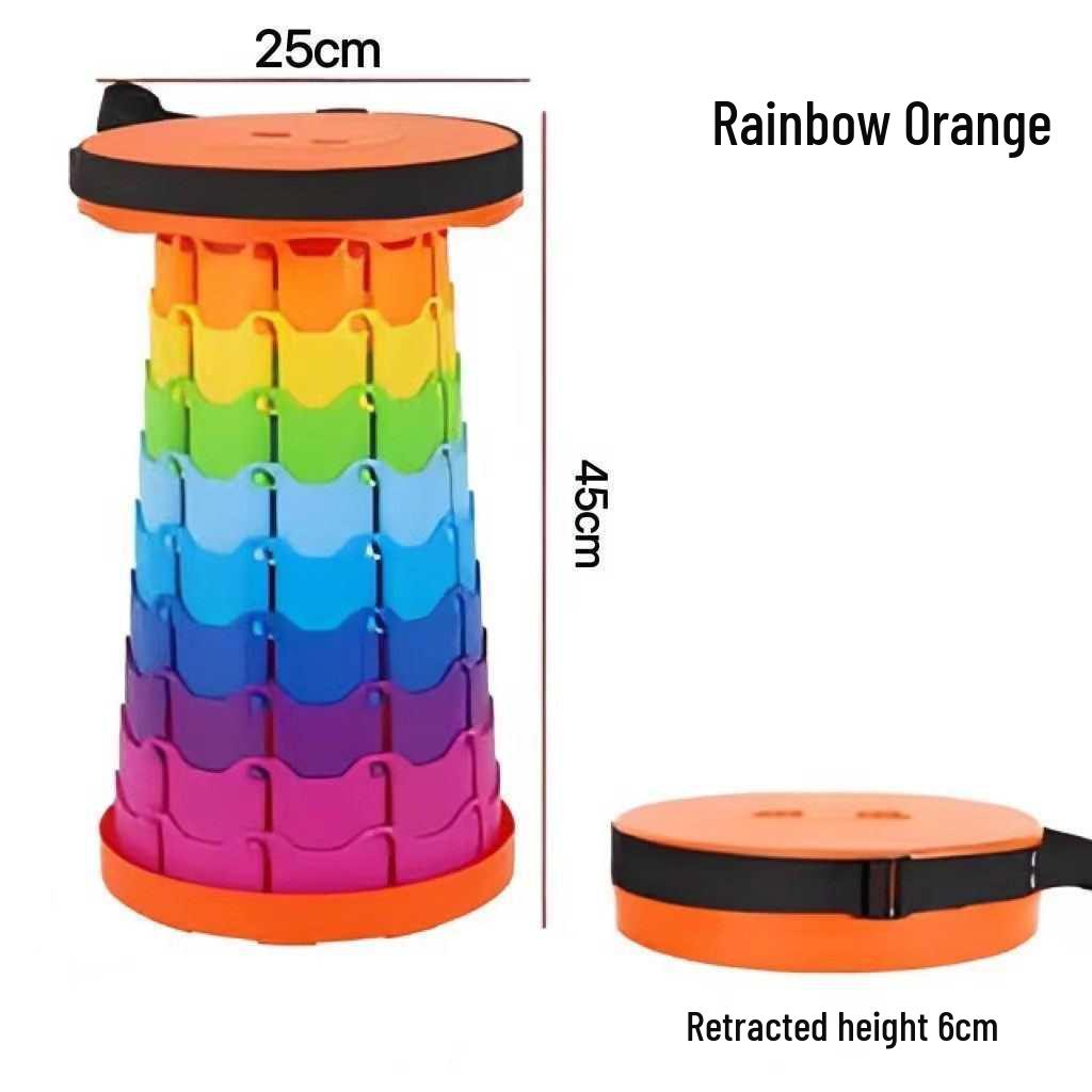 Portable Telescopic Folding Stool for Travel and Outdoor Use