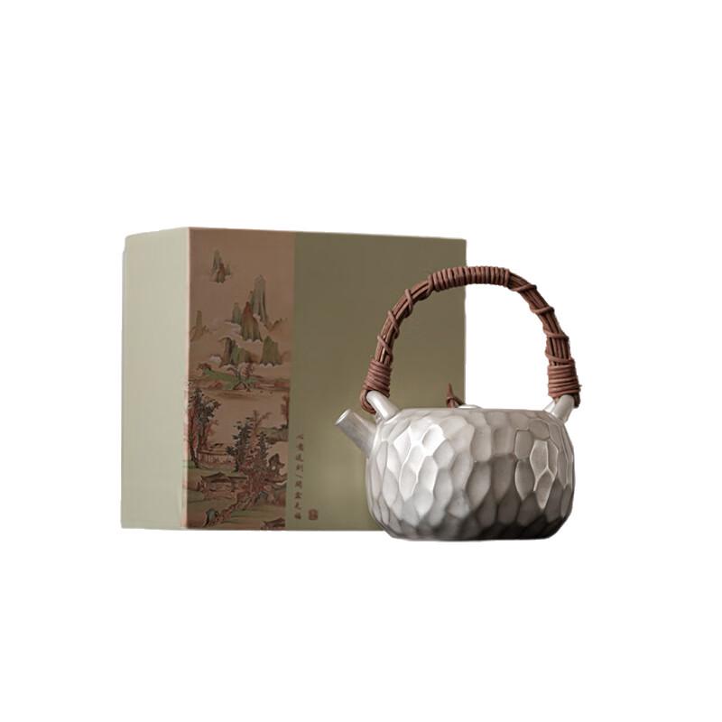

Tao Ding Xuan Gilt Silver Clay Kung Fu Teapot