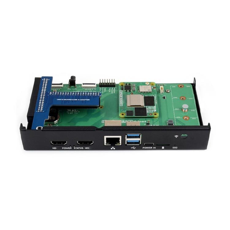 Advanced Aluminum Box Enclosure for Pi CM5 IO Board Case with Efficient Heat Distribution and Secures Fit Housing