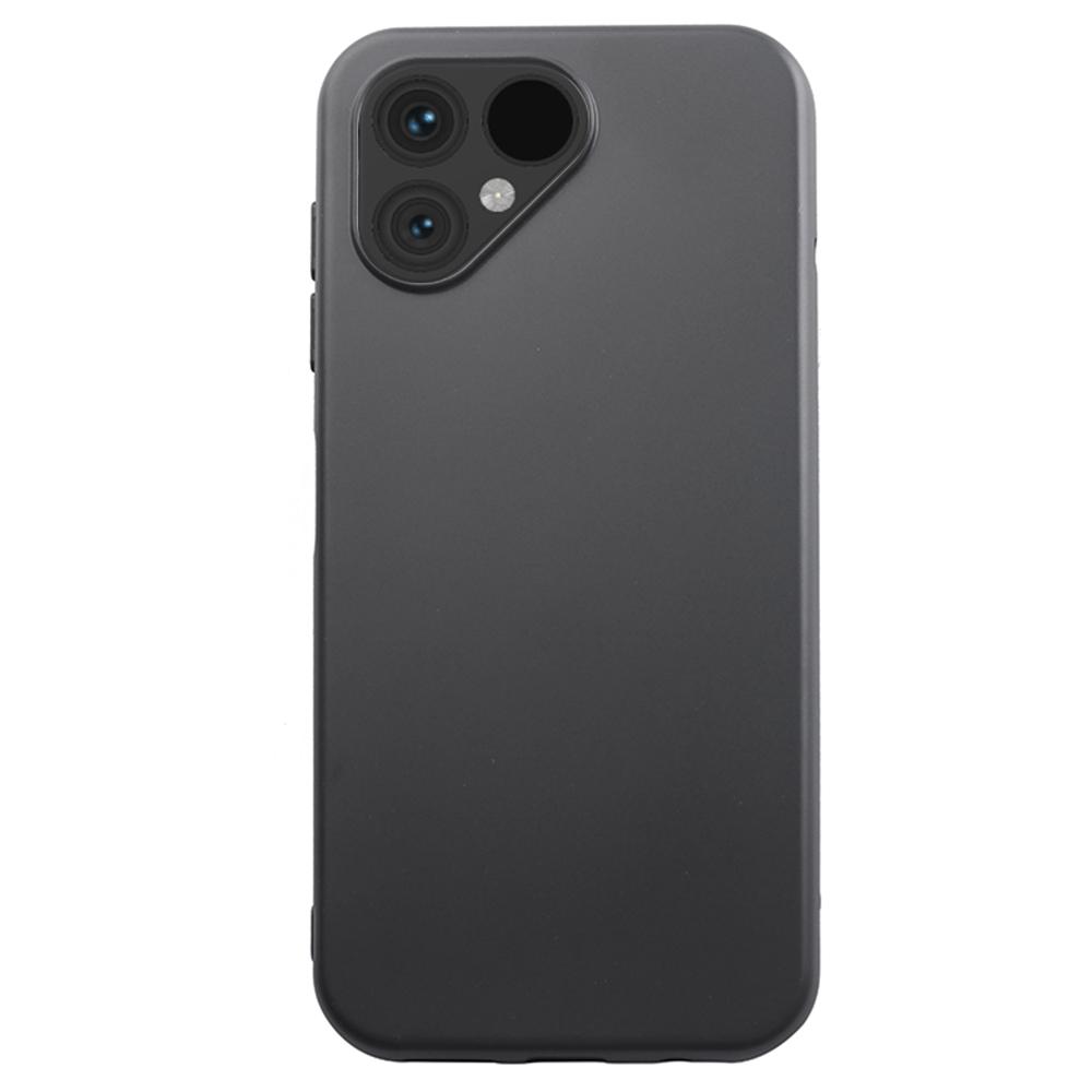 Pro Fairphone 5 Černé pouzdro Matný povrch Ochranný TPU kryt na telefon