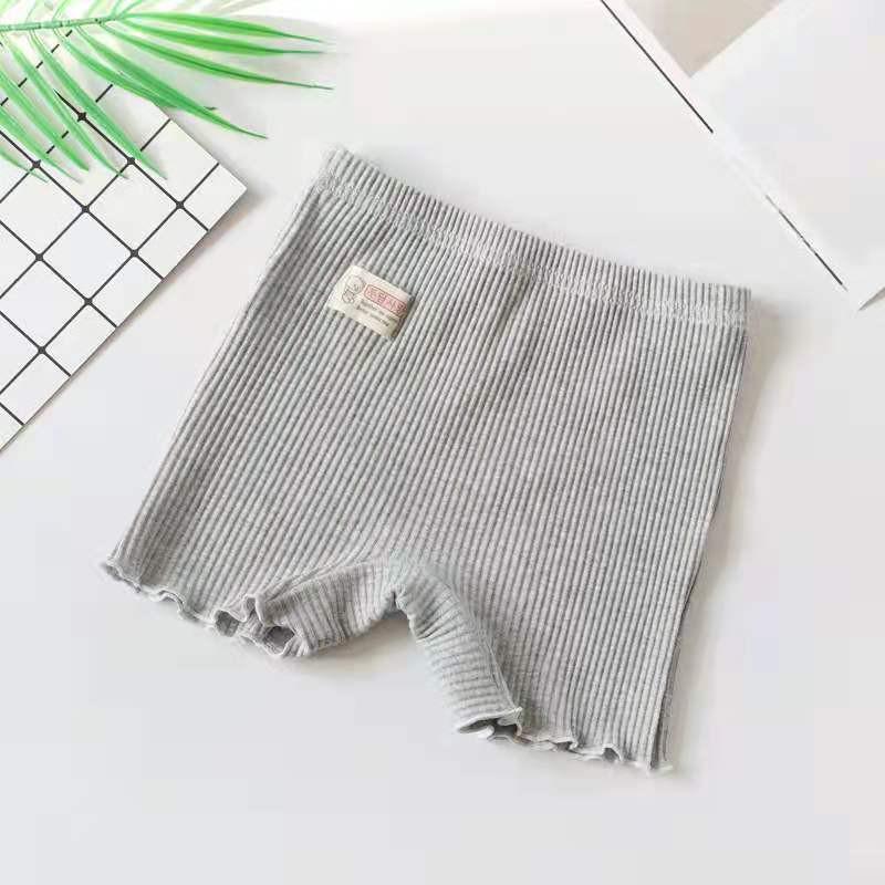 Girls' Anti-Exposure Safety Shorts - 95% Cotton High-Crotch Underwear for Children