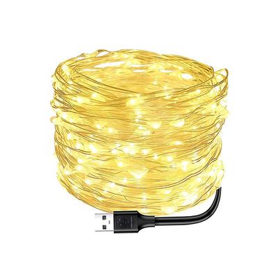 Peri Işıkları USB ile Çalışan Dize Işıkları Tatil Işıkları Parti Düğün için Peri Dize Işıkları