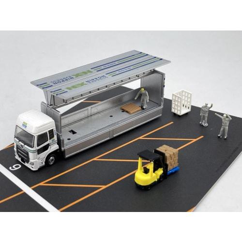 Tomytec The Truck Collection Truck Collection Site Logistics Site Wing Van Set E NX Nippon Express Diorama Supplies 329596
