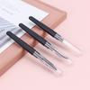 1Pcs Portable Short Spiral Eyebrow Brush With Transparent Dust Cover Eyelash Comb Lip Brush Eyebrow Extension Makeup Tool