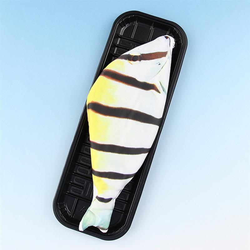 Cute Simulation Fish Pencil Case Large Capacity Portable Storage Bag Kawaii Cartoon Zipper Pencil Box Stationery Holder Pen Bags