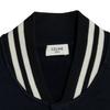 CELINE College Logo Teddy Jacket Black Men's Size M Model 2Y815345F