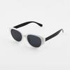Unisex White Geek White Sunglasses