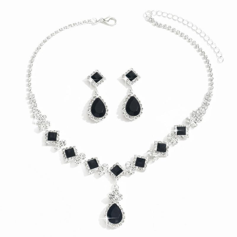 Jewelry Set Banquet Wedding Party Elegance Necklace, Earring Set, Bridal Accessories Set