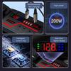 1 Piece Auto Accessories Usb Chargers Voltage Display Car Inverter Car Socket Usb Fast Charging 200W Qc 3.0 Power Adapter