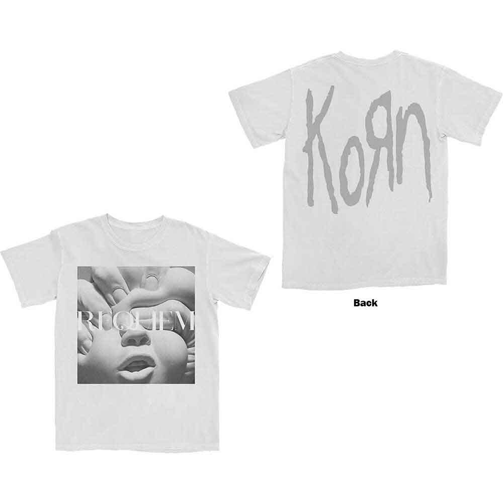 Korn Unisex TShirt Requiem Album Cover (Back Print) (XxLarge) S