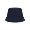 VARZAR VA Curved Logo Nylon Bucket Hat Navy