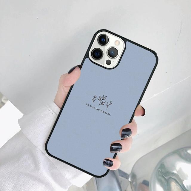 Minimal Aesthetics Flowers Phone Case Cover For For iPhone 17 Air 15 Pro MAX 16 Plus 14 12 11 13 Coque