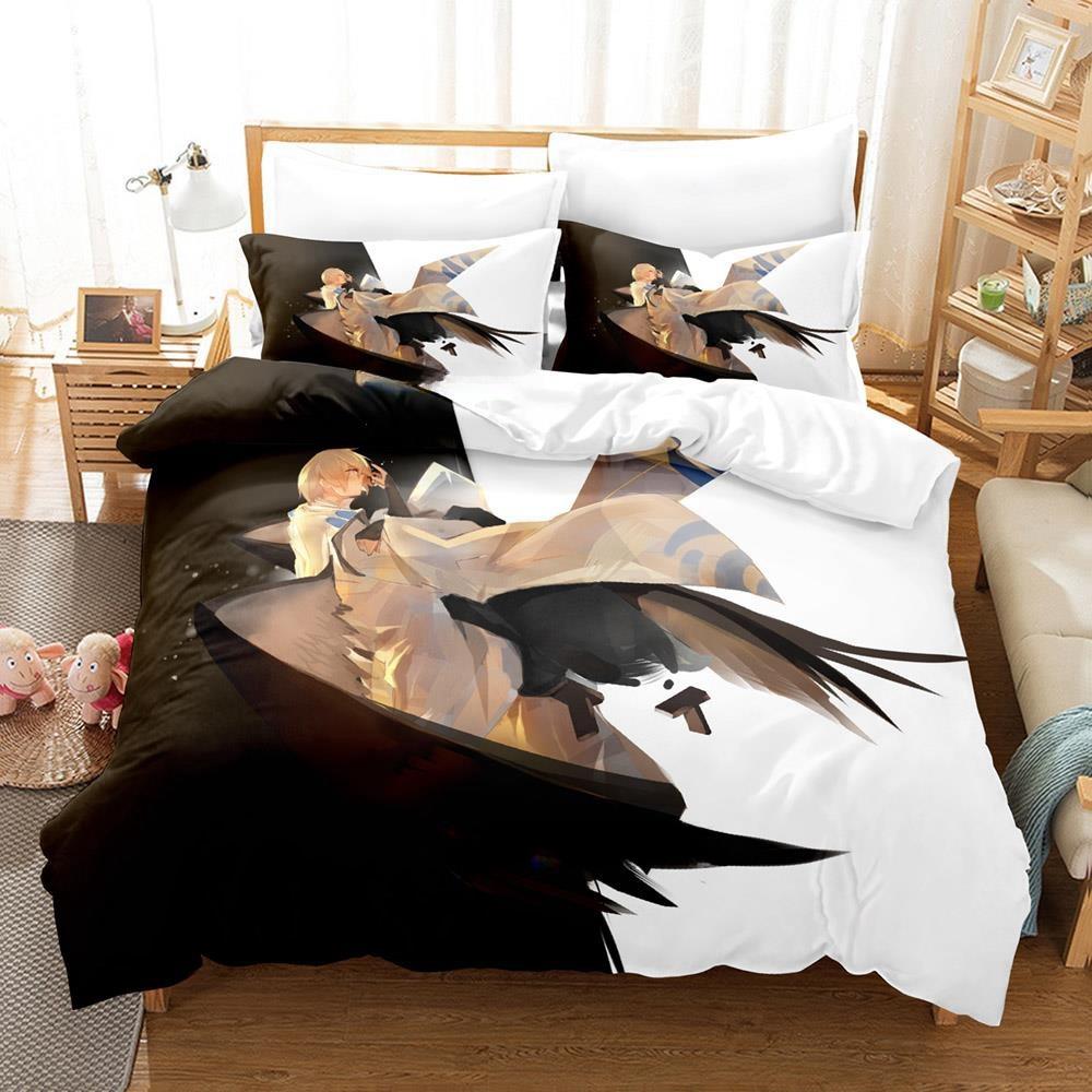 3D Printing Game Kawaii Girls Onmyoji Bedding Set Single Twin Full Queen King Size Bed Set Adult Kid Bedroom Duvet Cover Sets