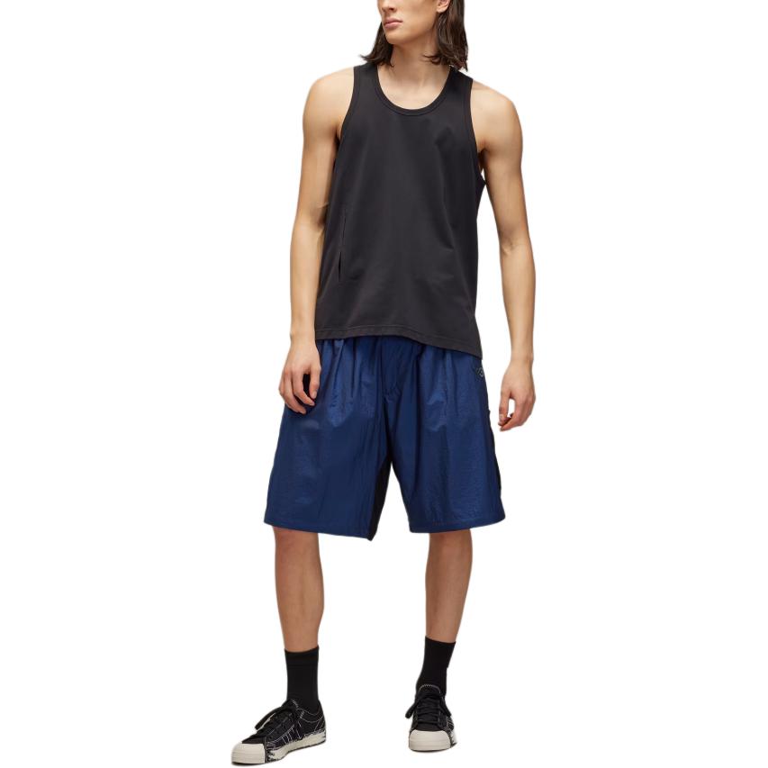 Y-3 Solid Color Sleeveless Round Neck Tank Top Men Tops Black JN4912
