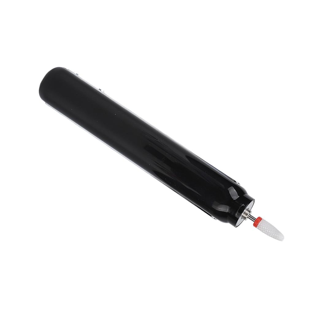 Nail Drill Machine USB Charging 3 Speeds Portable Electric Nail File Set with Light for Manicure Pedicure
