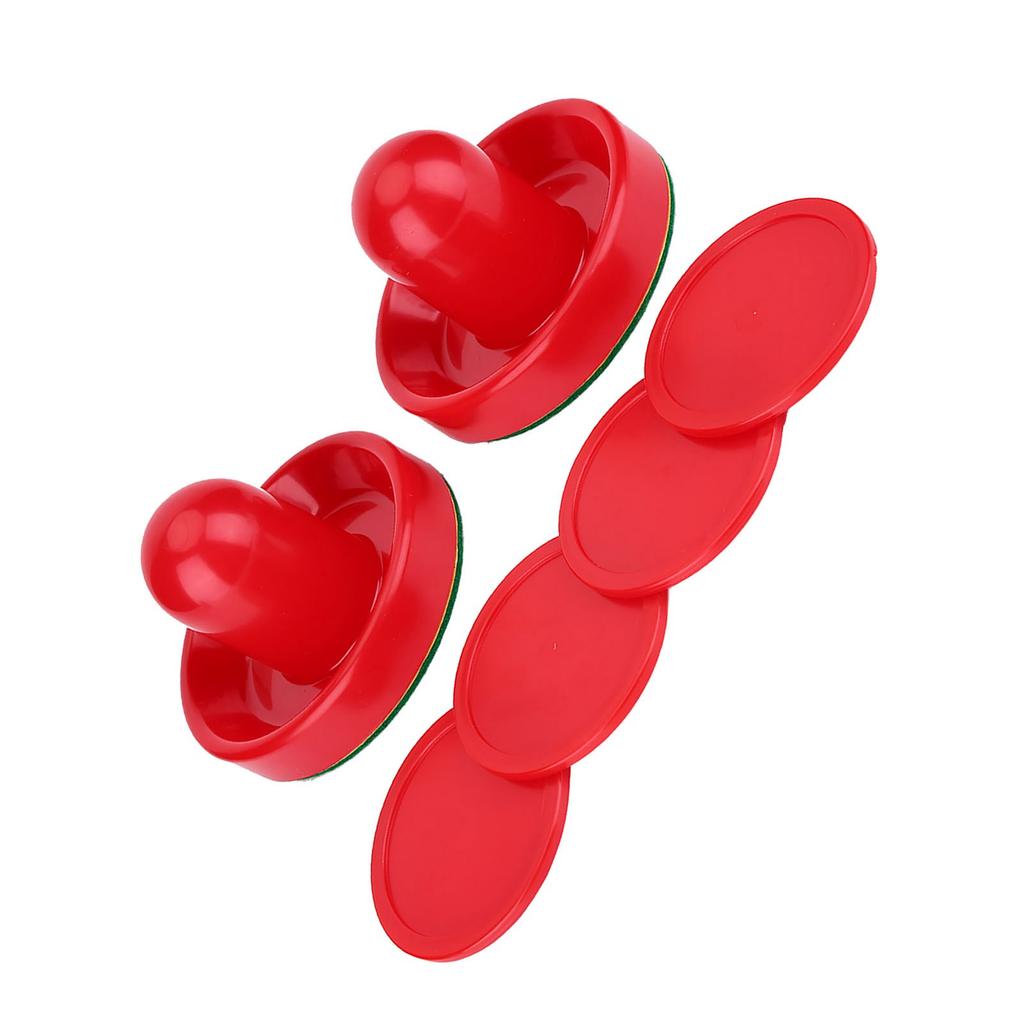 Plastic Lightweight Goalies Ice Hockey Pushers Pucks Set Replacement for Tables Game (S)