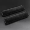 Soft Plush Car Seat Belt Covers - Comfortable, Breathable, All-Season Black Seat Covers for All Vehicles, Breathable Materia