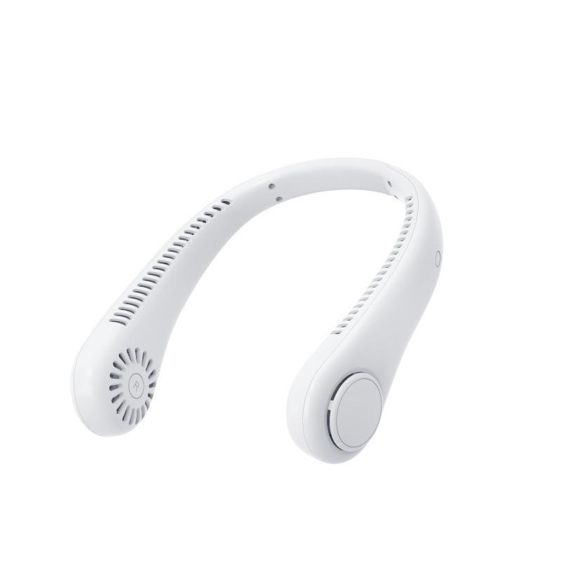Portable Neck-Hanging Silent Bladeless Fan with USB Charging and Long Battery Life