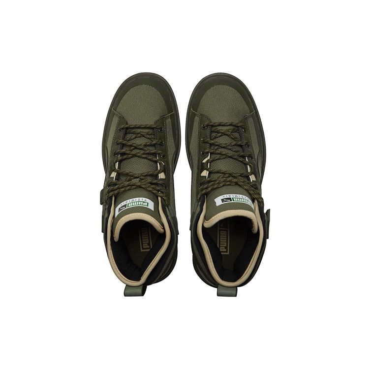 Puma Suede Mid Wtr Casual High-Top Sneakers Unisex Sneakers Brown-Olive 380708-03