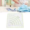 Dual Color Design Quilting Ruler 8 Inch Size Fabric Tailoring Ruler  Fabric Cutting