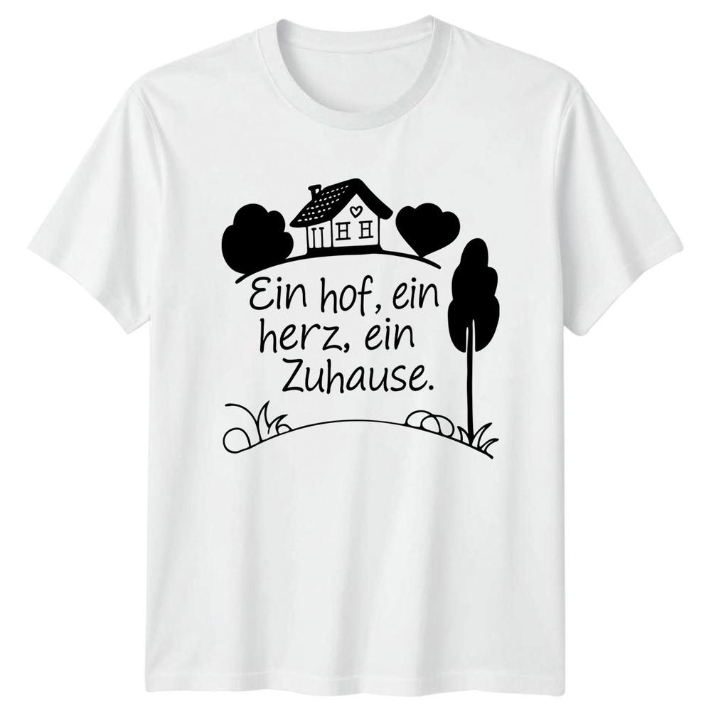 Ein Hof Ein Herz Ein TShirt GerUnisex Farmhouse Home Gift For Him And Her S
